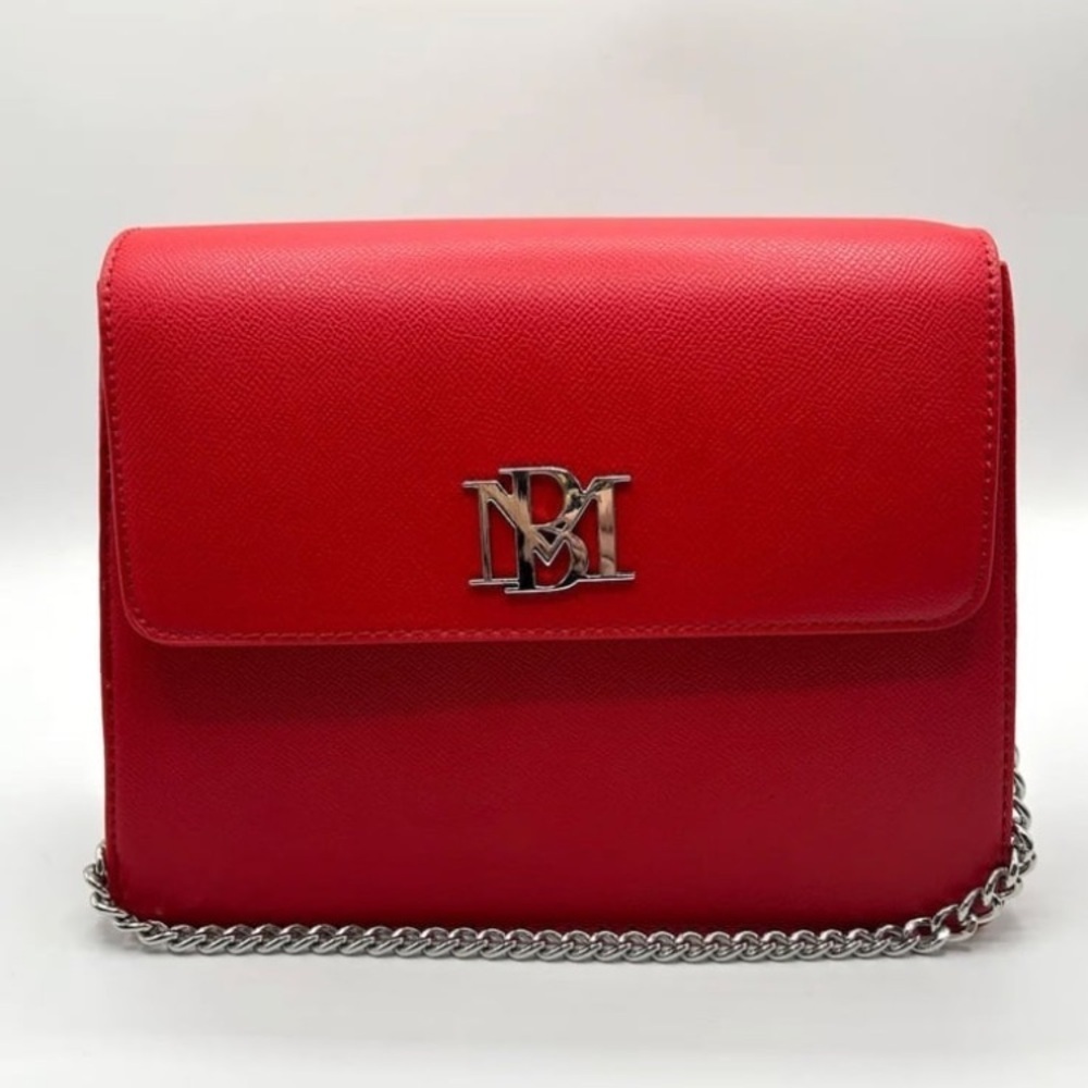 Brand New Badgley Mischka Crossbody Bag Silver Hardware and Additional strap NWT